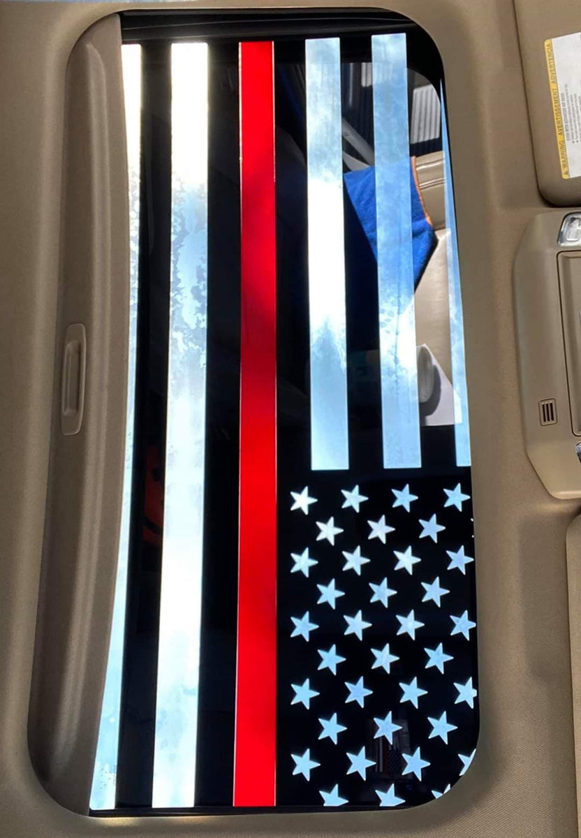 Flag Vinyl on Sunroof - Dodge Challenger Forum Flag Vinyl on Sunroof - Dodge Challenger Forum